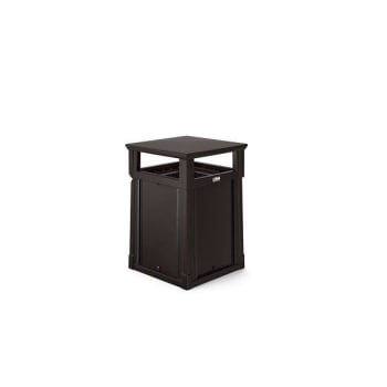 Image for Suncast Commercial® 35 Gallon Resin Customizable Garbage Can-Covered Lid from HD Supply