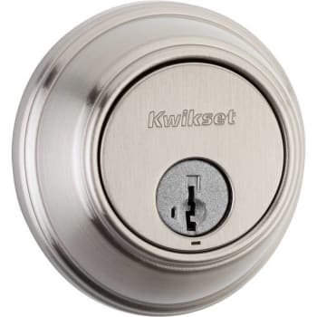Image for Kwikset 817 Keyed One Side Ul Deadbolt Featuring Smartkey Security™ Satin Nickel from HD Supply