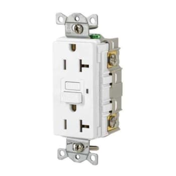 Hubbell Wiring Commercial Self-Test Gfci Receptacle, 20a, White