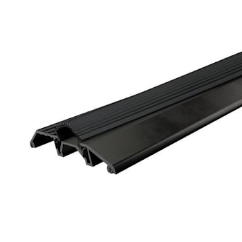 Image for Frost King Anodized Alum/Vinyl Low Profile Threshold, Black, 3-3/4" X 3/4" X 3' from HD Supply