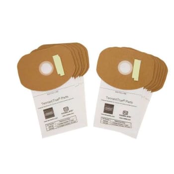 Tennant Company Paper/Ply Vacuum Bag 6 Qt Case Of 192