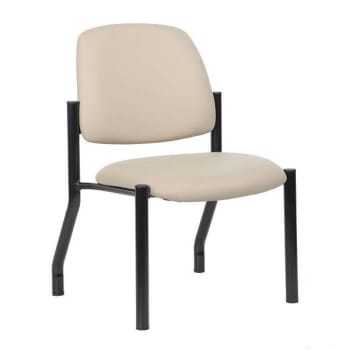 Image for Boss Office Products Heavy Duty And Comfortable Mid Back Guest Chair Bge/Blk from HD Supply