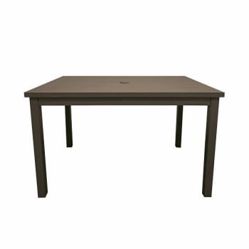 Image for Grosfillex 48x34 Inch Sigma Table, 100% Aluminum, Fusion Bronze from HD Supply