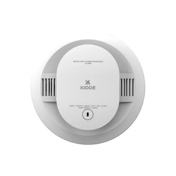 Kidde Smoke/Carbon Monoxide Combination Alarm AA Battery Powered Voice Alerts