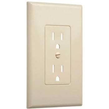 Titan3 Masque 1-Gang Decorator Wallplate, Ivory, Package Of 5
