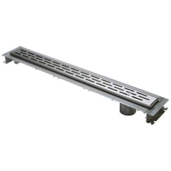 Zurn 36"shower Drain With End Bottom Outlet