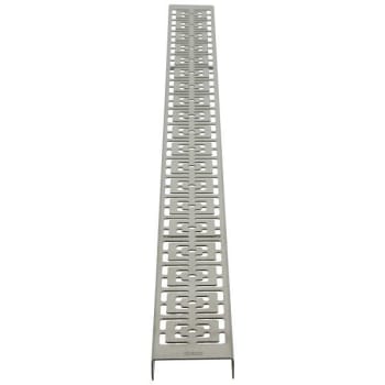 Zurn 40"shower Drain With Dec Block Grate