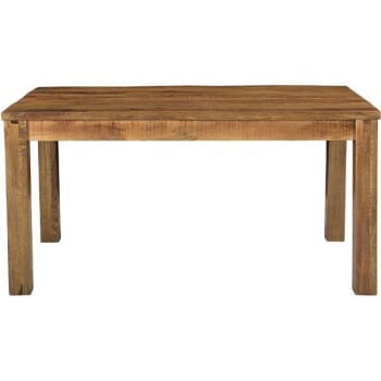 Hanover Ravenna Natural Wood Dining Table, 30"h X 36"w X 60"l