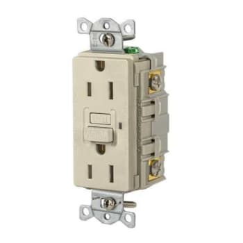 Image for Hubbell Wiring Commercial Self-Test Gfci Receptacle, 15a, Ivory from HD Supply