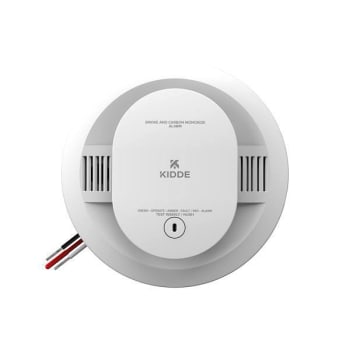 Kidde Firex 5'' Combo Alarm Hardwired Voice alerts W/ AA Battery Back-Up