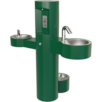 Acorn 13 In. 1-Compartment Stainless Steel Outdoor Hand Wash Station
