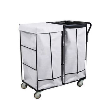Image for Royal Basket Trucks Linen Cart 41cf White Full Swivel from HD Supply