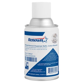Image for Renown Cotton Blossom Metered Aerosol Dispenser Refill (12 Per Case) from HD Supply