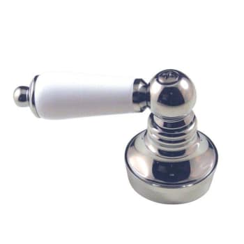 Danco Universal Lever Handle In Chrome With White Tip