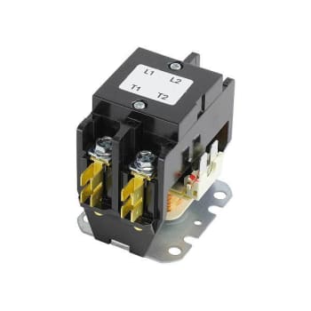 York 24 Volt 20a 2p Normally Open Contactor