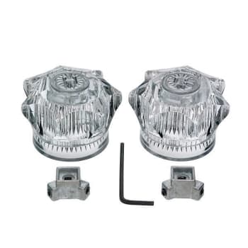 Image for Danco Universal Small Handles With Removable Skirt In Clear Acrylic from HD Supply
