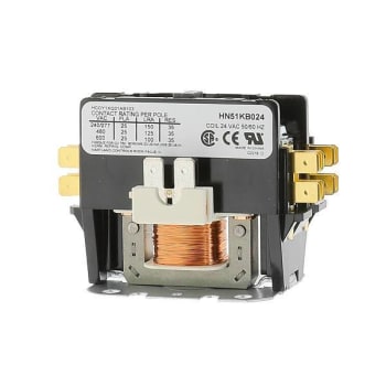 Image for Carrier 1 Pole 25amp Contactor 24v Coil from HD Supply