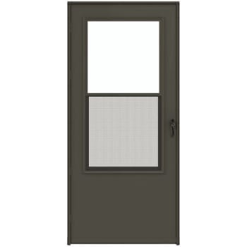 Larson Life-Core® Composite Surface Single-Vent Storm Door, 32" X 80", Bronze