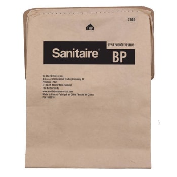 Sanitaire Bp Style Replacement Paper Bag For Sc580 Package Of 5