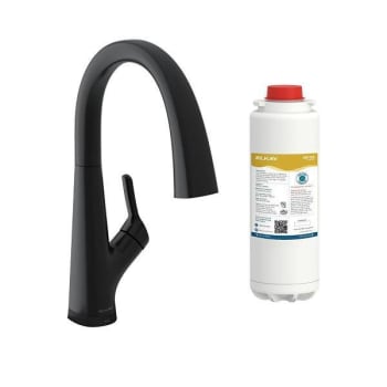 Image for Elkay Avado Single Hole 2-In-1 Kitchen Faucet - Filtered Water Matte Black from HD Supply