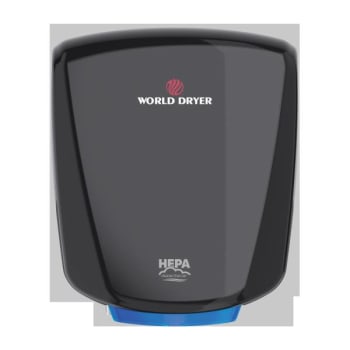 Image for World Dryer Hepa-Filtered Verdedri® Hand Dryer Black from HD Supply