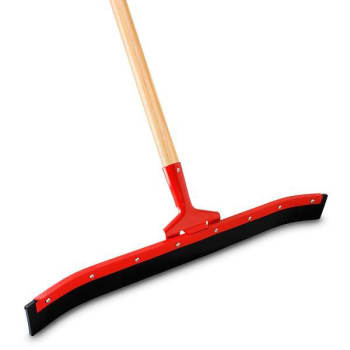 Image for Libman 24" Curved Floor Squeegee With Handle Case Of 6 from HD Supply