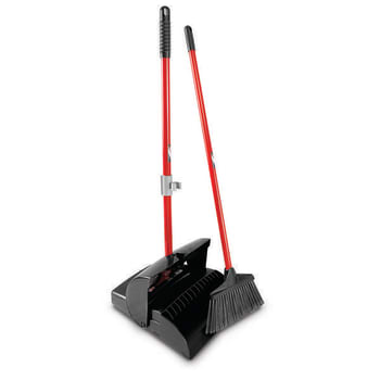 Image for Libman Lobby Broom/Dust Pan Set Closed Lid Case Of 2 from HD Supply