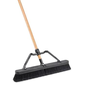 Image for Libman 24" Smooth Surface Industrial Push Broom With Brace Case Of 4 from HD Supply