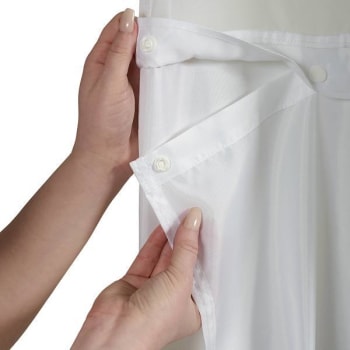 Zenna Home Waterproof Replacement Liner 70x54 White Snapson Liner Case Of 12