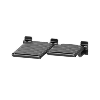 Image for Preferred Bath Accessories Accessible Cantilevered Shower Seat - RH Gloss Black from HD Supply