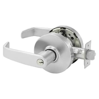 Image for Sargent Grade 1 Storeroom/Closet Cylindrical Lock, L Lever, Satin Chrome from HD Supply