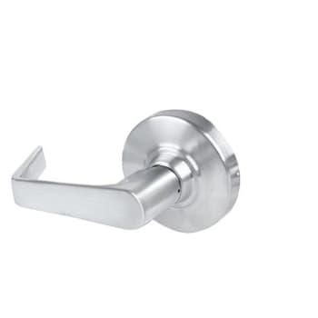 Schlage Grade 2 Dummy Lock With Select Vandlgard, Saturn Lever, Satin Chrome