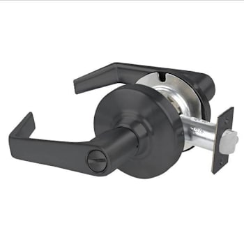 Image for Schlage Grade 2 Privacy Lock With Select Vandlgard, Saturn Lever, Matte Black from HD Supply