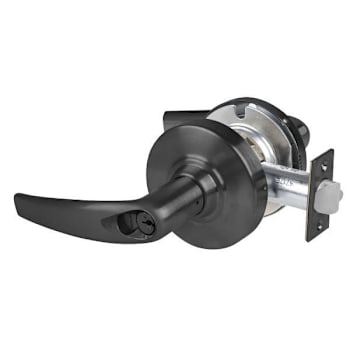 Image for Schlage Grade 2 Storeroom Lock With Select Vandlgard, Athens Lever, Matte Black from HD Supply