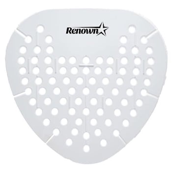 Renown White Cherry Flat Urinal Screen (12 Per Pkg)