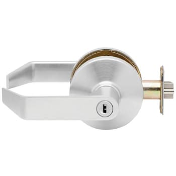 Falcon Grade 2 Privacy/Bedroom/Bath Cylindrical Lock, Dane Lever, Satin Chrome