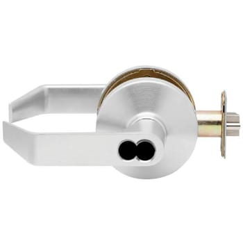 Image for Falcon Grade 2 Entry/Office Cylindrical Lock, Dane Lever, Satin Chrome from HD Supply