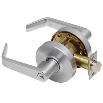 Image for Dexter Grade 2 Entry/Office Cylindrical Lock, Conventional Cylinder Satin Chrome from HD Supply