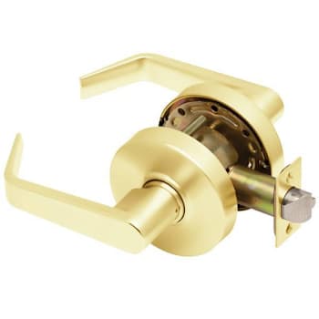 Dexter Grade 2 Passage Cylindrical Lock, Non-Keyed, Bright Brass