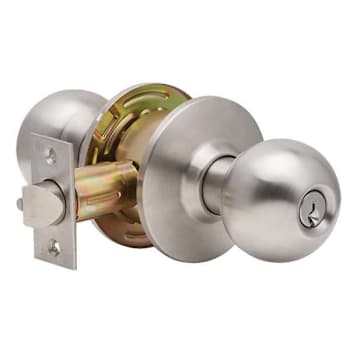 Image for Dexter Grade 2 Storeroom Cylindrical Lock, Conventional, Satin Stainless Steel from HD Supply