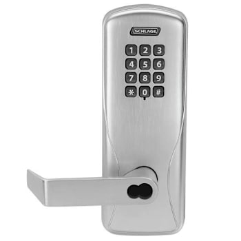 Image for Schlage Grade 1 Classroom Standalone Electronic Cylindrical Lock, Satin Chrome from HD Supply