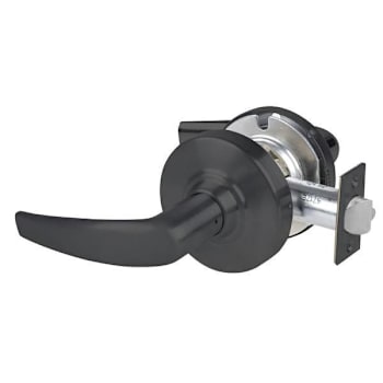 Image for Schlage Grade 1 Passage Latch, Athens Lever, Non-Keyed, Matte Black from HD Supply