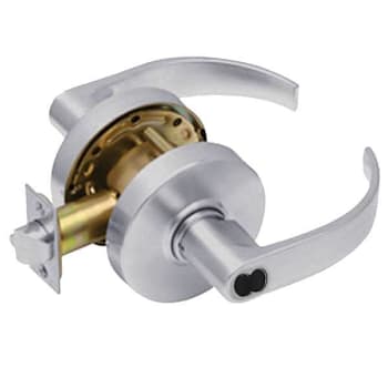 Image for Arrow Grade 2 Turn-Pushbutton Entrance Cylindrical Lock, Broadway, Satin Chrome from HD Supply