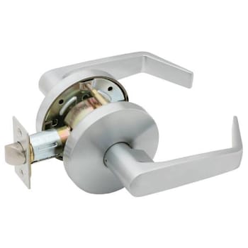 Image for Falcon Grade 2 Passage Cylindrical Lock, Non-Keyed, Dane Lever, Satin Chrome from HD Supply