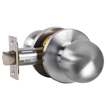 Image for Falcon Grade 2 Passage Cylindrical Lock, Non-Keyed, Hana Knob, Satin Chrome from HD Supply