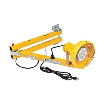 Tri Lite 40" Double-Strut Dock Light Arm, Polycarbonate Head, Par38 LED Bulb