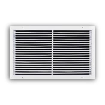 Truaire 24 In. X 14 In. White Steel Fixed Bar Type  Return Air Grille