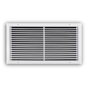 Image for Truaire 24 In. X 12 In. White Steel Fixed Bar Type  Return Air Grille from HD Supply