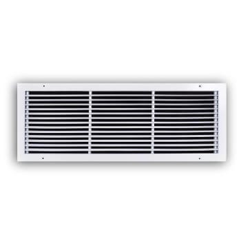 Image for Truaire 30 In. X 10 In. White Steel Fixed Bar Type  Return Air Grille from HD Supply