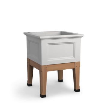 Mayne Fairfield 24x24 Elevated Garden Bed - White 4888-W